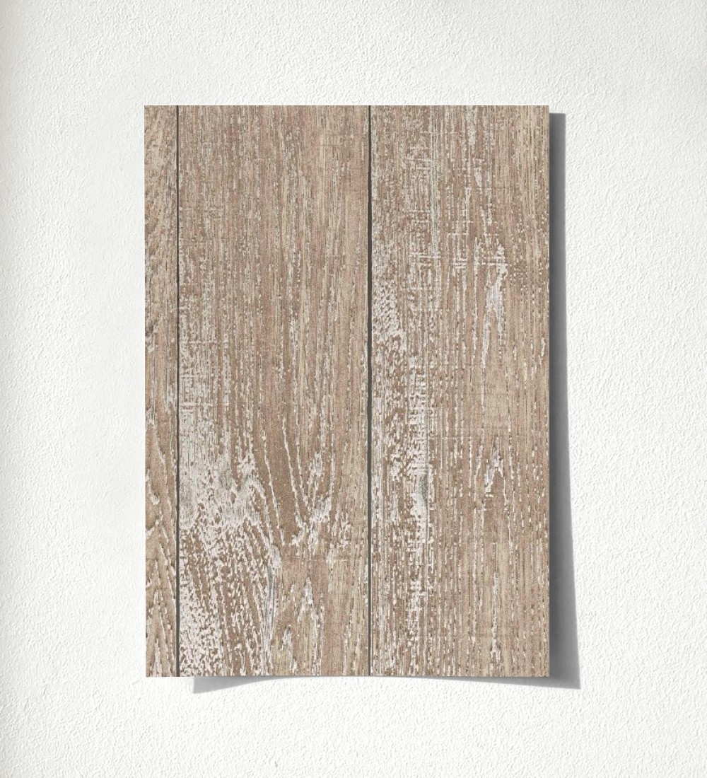 Papel pintado listones de madera con vetas oscuras - Channel Wood 680897