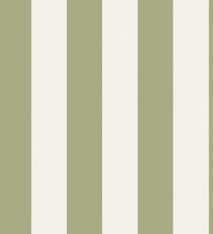 Papel pintado de rayas verde con textura suave Dijon Stripes 682919