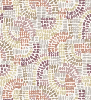 Papel pintado con mosaico abstracto Honiton Mosaic 682958