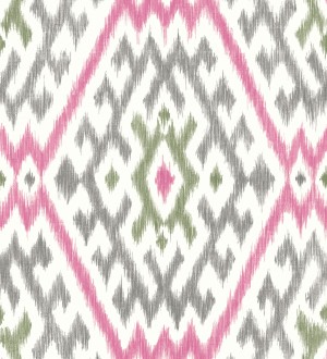 Papel pintado con diseño Ikat de estilo tribal étnico Mykonos Boho 682979