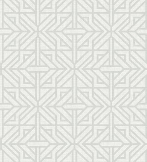 Papel pintado con diseño arquitectónico color gris Hakon Symmetry 683044