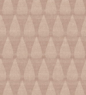 Papel pintado geométrico con dibujo de llamas estilo Mid Century Modern Oasis Flames 683114