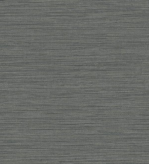 Papel pintado fibra vegetal microtexturada en tonos gris pizarra Sahara Weave 683136