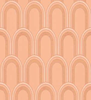 Papel pintado geométrico de arcos en estilo art déco Majestic Arches 683299