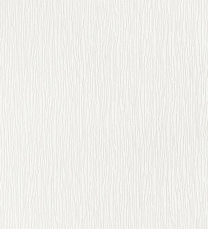 Papel pintado blanco con pliegues en relieve repintable Dortmund Texture 683379