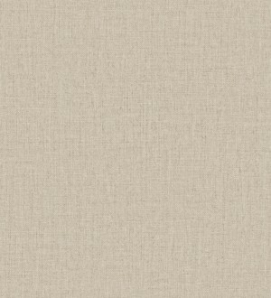 Papel pintado lino texturado estilo natural color beige Harvest Fabric 683395