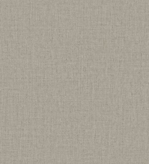 Papel pintado lino texturado estilo natural color gris claro Harvest Fabric 683404