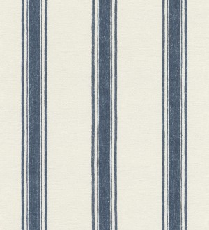 Papel pintado con rayas verticales en textura textil elegante Marlow Stripes 683510